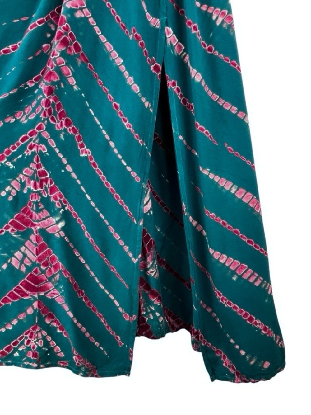 NEW YFB Young Fabulous & Broke Maxi Dress in Dark Teal Savannah Wash Tie Dye S - Picture 7 of 11